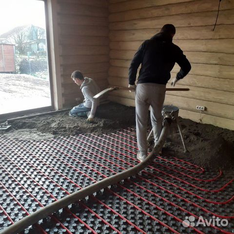 Полусухая стяжка пола в Сергиев Посаде