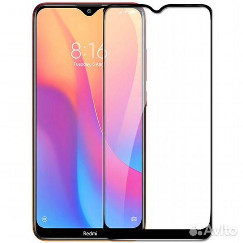 Защитное стекло на весь экран Xiaomi redmi 8 8a