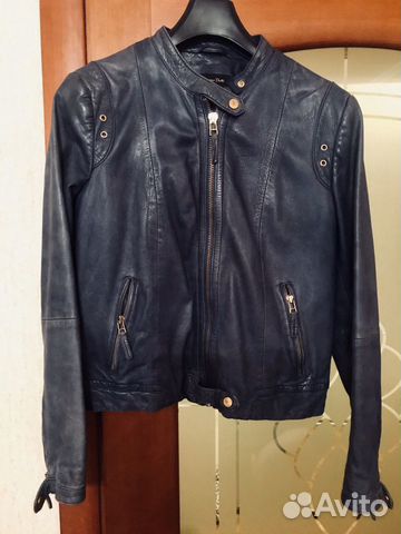 Куртка кожаная куртка Massimo Dutti