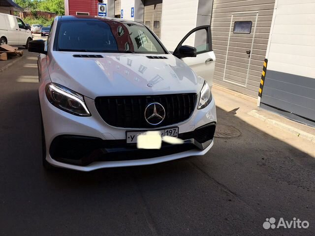 Решетка радиатора на Mercedes GLE Coupe GTR