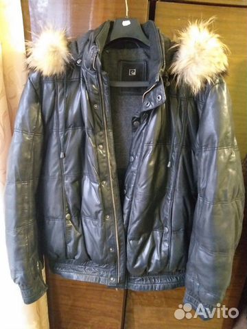 Пуховик кожанный pierre cardin Пуховик кожанный pierre cardin