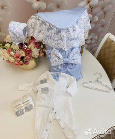 Готовая выписка из роддома, конверт на выписку