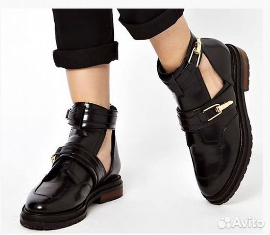 Кожаные ботинки ASOS