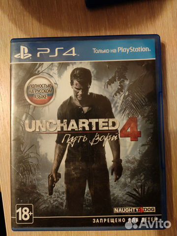 Игра для приставки ps4, uncharted 4, путь вора Игра для приставки ps4, uncharted 4, путь вора