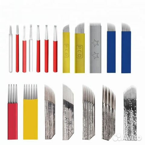 Иглы для микроблейдинга лезвия татуаж ПМ