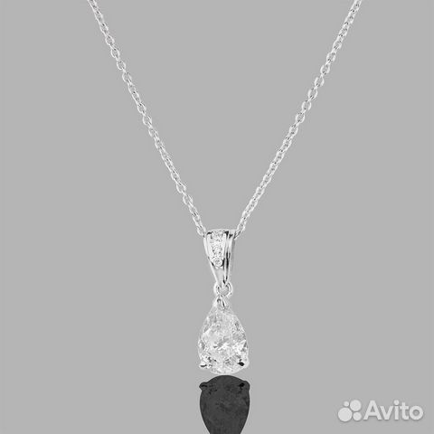 Золотая подвеска с бриллиантом 1.27Ct Золотая подвеска с бриллиантом 1.27Ct