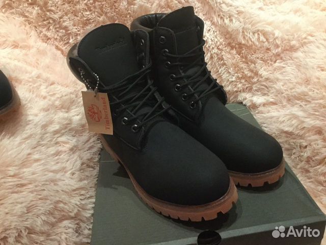 Новые зимние ботинки Timberland нат нубук с мехом