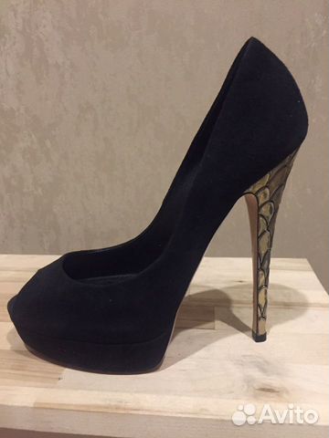 Туфли черные Casadei