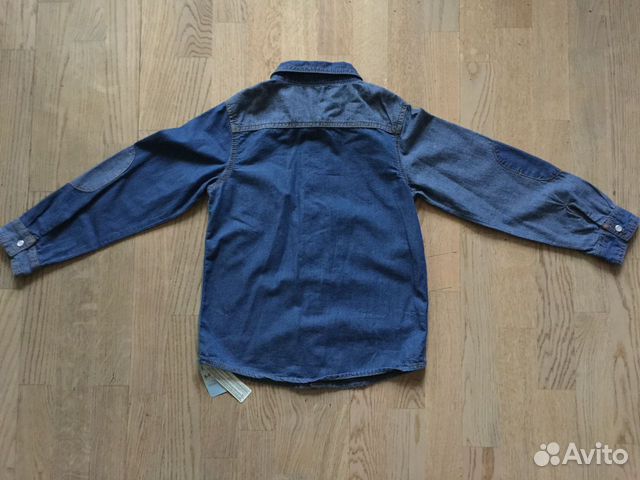Джинсовая рубашка нов джемпер р.122-134 Mothercare Джинсовая рубашка нов джемпер р.122-134 Mothercare