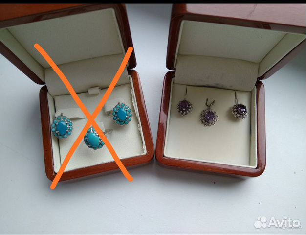 Серебро серьги кольцо полудрагоценные камни