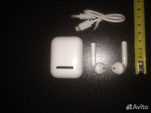 Беспроводные наушники TWS i12, реплика AirPods 1:1