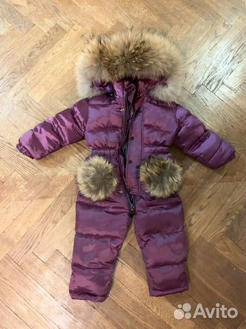 Комбинезон пуховый,зимний детский Moncler 86-92см