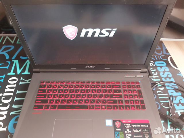 Игровой ноутбук MSI GV72 7RD-1401RU