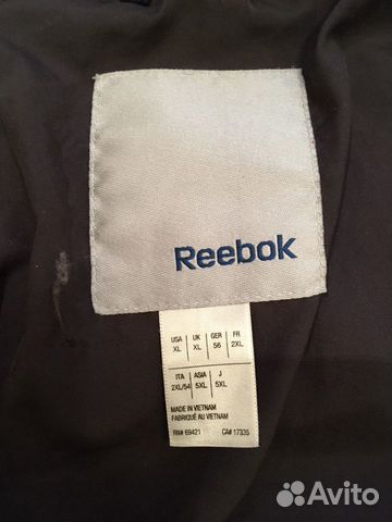 Пуховик Reebok Пуховик Reebok