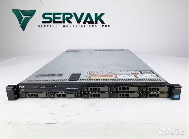 Сервер dell R620 8SFF 2x E5-2643 128GB