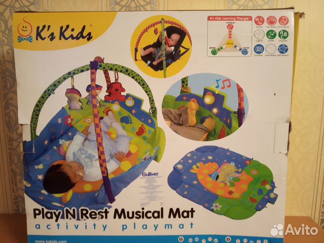 Игровой коврик, музмобиль, змейка, погремушки
