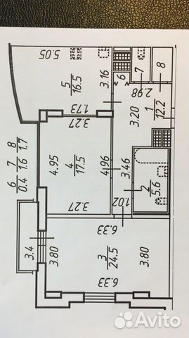 2-к квартира, 80 м², 18/25 эт.