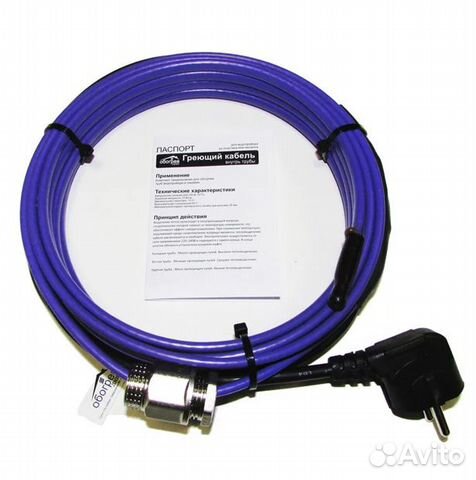 Кабель для обогрева трубы внутри MHL 15-2 CR P