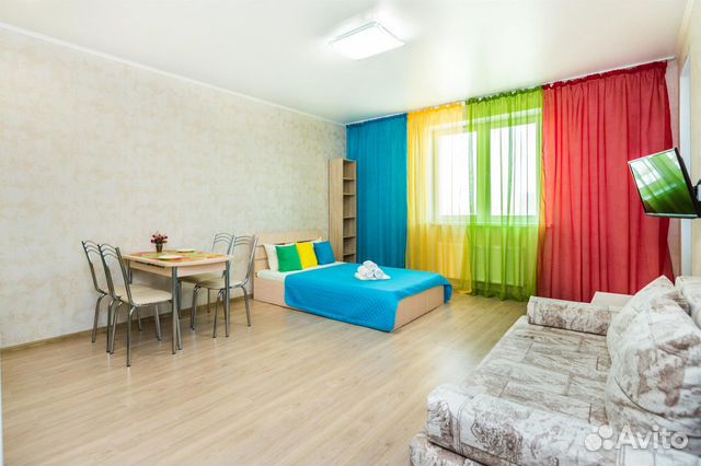 

1-к. квартира, 34 м², 2 кровати