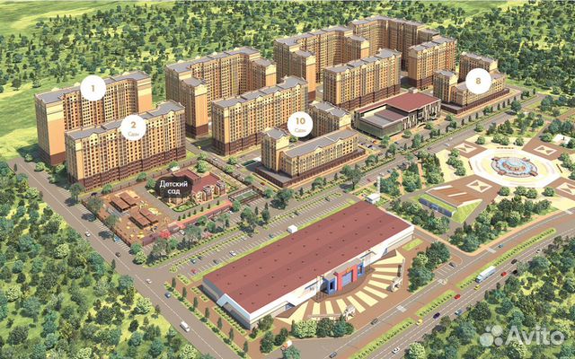 1-к квартира, 39 м², 16/18 эт.