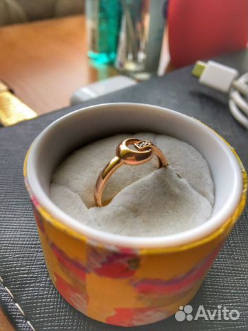 Золотое кольцо (размер 17, 585 проба, 2 гр)