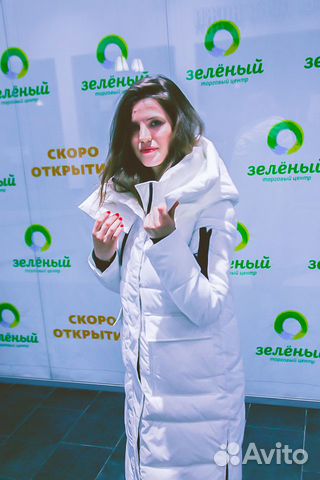 Пуховик удлиненный зимний