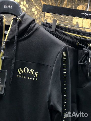 Hugo Boss Black спортивный костюм с нашивкой логот Hugo Boss Black спортивный костюм с нашивкой логот