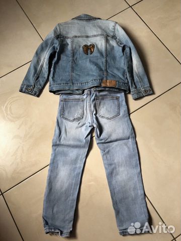 Джинсовый костюм Zara