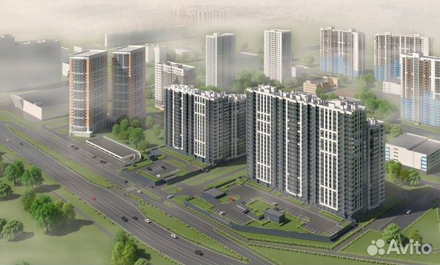 1-к квартира, 35.5 м², 2/19 эт. 1-к квартира, 35.5 м², 2/19 эт.