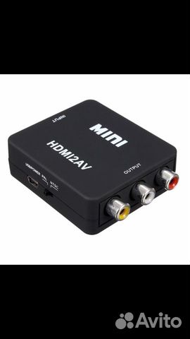 Переходник,адаптер, конвектор с hdmi на RCA (AV)