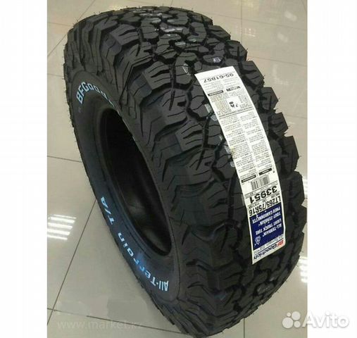 Новые BF Goodrich Ko2 AT 33 10.5 15 R15 A/T BFG Новые BF Goodrich Ko2 AT 33 10.5 15 R15 A/T BFG