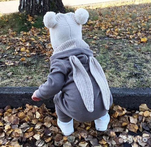 Комбинезон с ушками для малыша Комбинезон с ушками для малыша