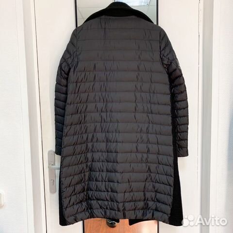 Пальто комбинированное