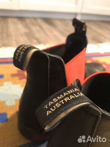 Ботинки Челси Blundstone 10,5(508 Black/Red)