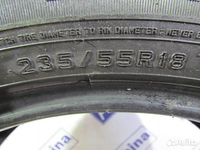 Шины бу 235-55-18 Dunlop 18-235-55 100T