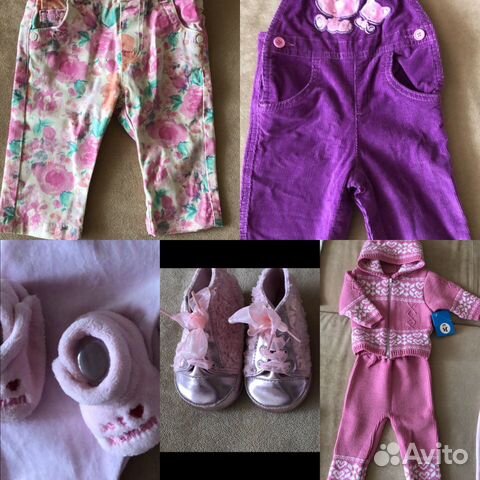 Брюки, комбез, костюм, обувь для девочки 3-9 мес
