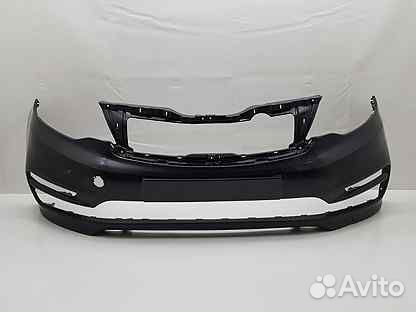 Бампер передний Киа Рио 2015-2017 неокрашенный