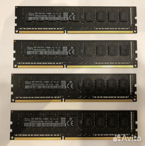DDR3 16GB Hynix PC3-14900 (1866MHz)