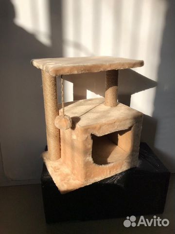 Домик для котиков с когтеточками Домик для котиков с когтеточками