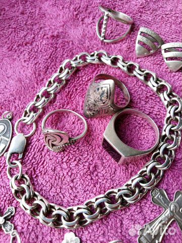 Серебряный браслет,цепочки, перчатка,серьги Серебряный браслет,цепочки, перчатка,серьги