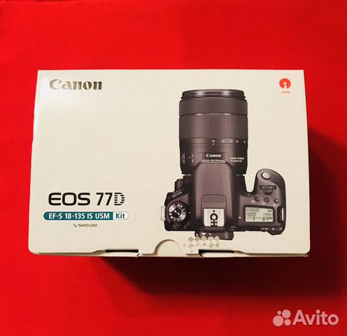 Canon 77d kit 18-135mm nano новый Рст