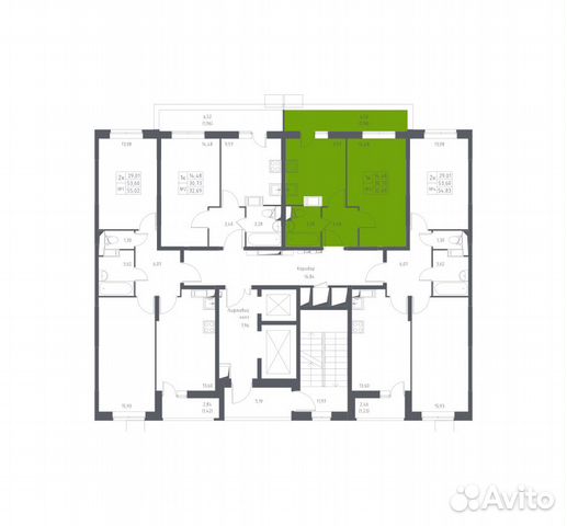 1-к квартира, 32.7 м², 17/17 эт.