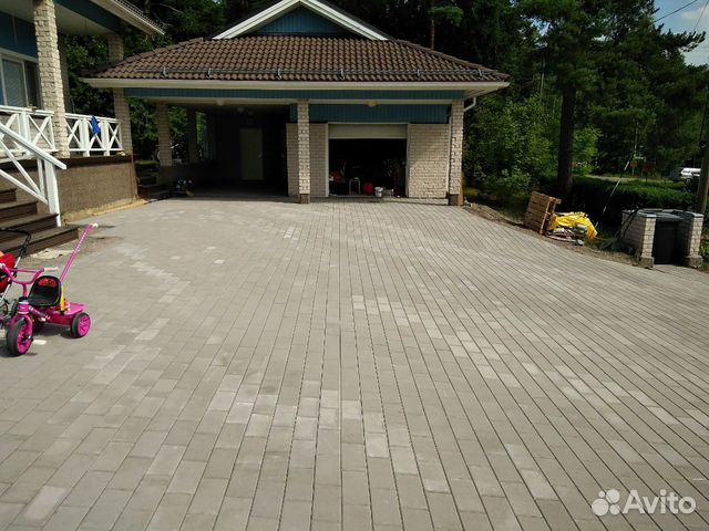 Укладка брусчатки