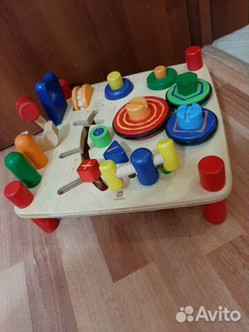 Развивающий стол деревянный