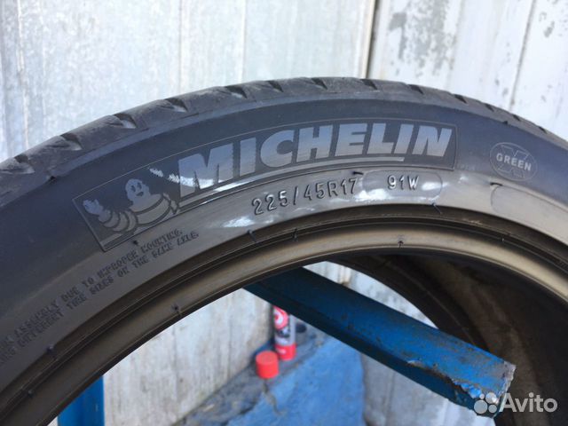Пара 225/45/17 Michelin primacy3 91w DB