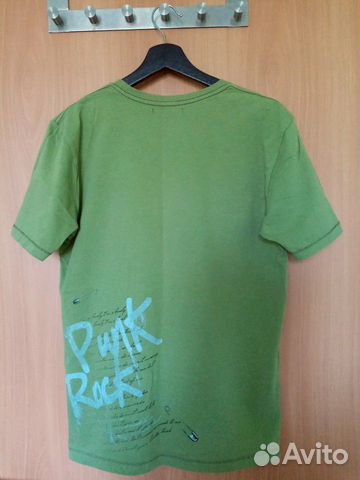 Футболка с принтом Punk Rock, размер XL