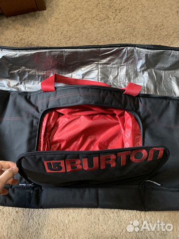 Чехол для сноуборда на колёсах burton 166см