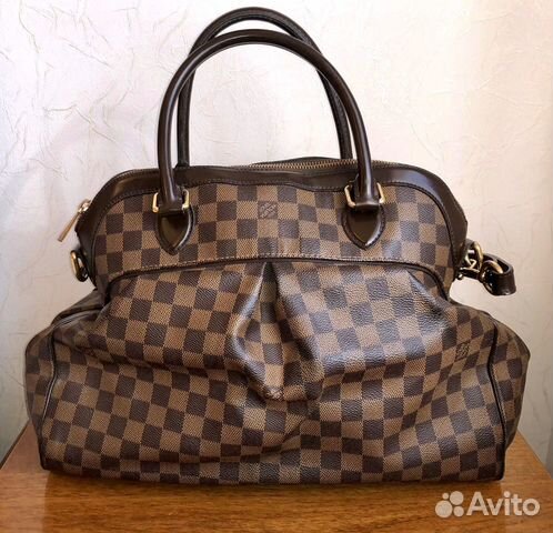 Сумка Louis Vuitton Trevi GM Damier Ebene Canvas о