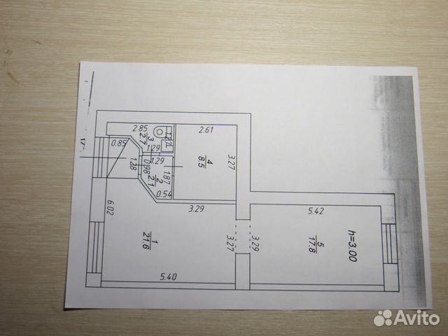 Помещение свободного назначения 52.2 м² Помещение свободного назначения 52.2 м²