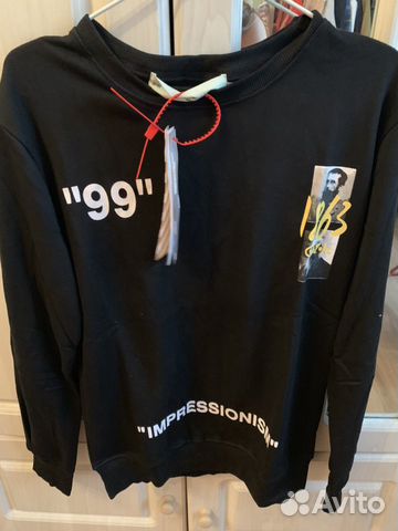 Свитшот off - white новый. С этикетками Свитшот off - white новый. С этикетками